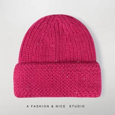 Котелок мужской вязаная шапка женская осень и зима шапка землевладельца от холода мужская зимняя шерстяная шапка модный бренд хип-хоп