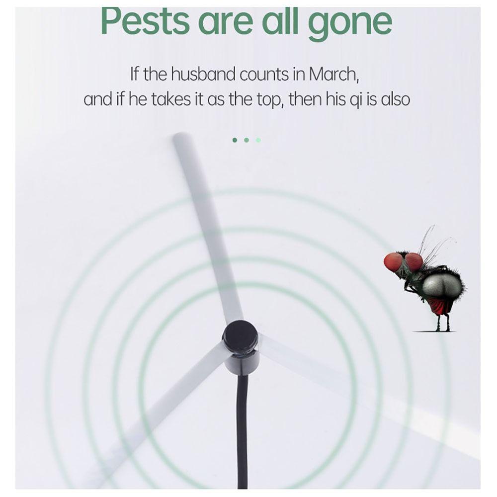 Уличный вентилятор-репеллент от мух, питание от батареи, аксессуары для вентилятора для еды, отпугиватель насекомых