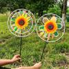 Colorful Double-Layer Sunflower Pinwheel – Festival & Outdoor Decoration Toy