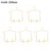 5pcs Doll Decorations Doll Dress Mini Doll Hangers Dollhouse Furniture Metal Clothes Hangers
