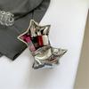 Модные креативные акриловые сумки в форме звезды через плечо для женщин, роскошные серебряные вечерние клатчи для вечеринок