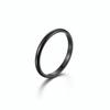 Durable Stackable Plain Band Rings 2MM Titanium Steel Rings Simple Thin Rings  Midi Ring