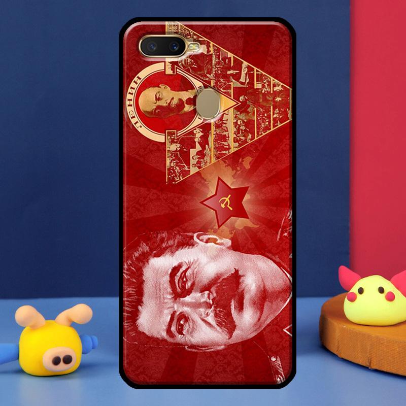 Русский Сталин СССР Коммунизм Чехол Для Oppo A98 A78 A58 A15 A16 A17 A5 A9 A91 A52 A72 A76 A96 A74 A94 A54 S A57 A77 Чехол