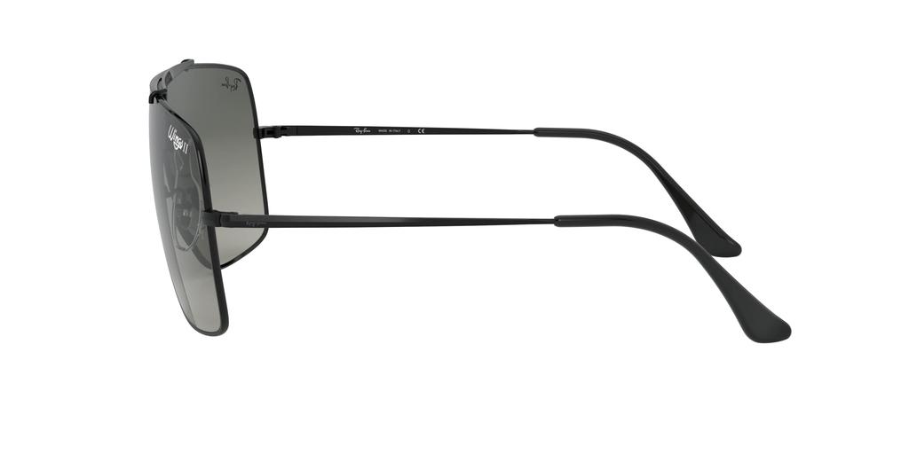 Солнцезащитные очки 0RB3697 WINGS II ЧЕРНЫЕ Японский размер 35 Ray-Ban 002/11 (Свободный размер)