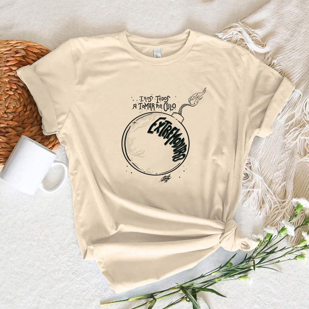 Extremoduro топ женский смешной манга дизайнерский топ девушка дизайнер манга харадзюку одежда