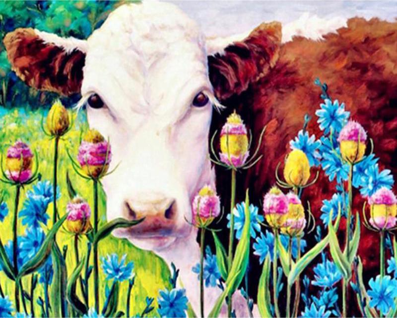 5D Full Square Diamond Art Painting Water Castle Beautiful Girl Handicraft Diamond Embroidery Unicorn Animal Diamond Mosaic Needlework Home Decor