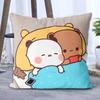 Panda Cloth Printed Pillowcase Kawaii Animation Living Room Sofa Cushion Cover Bedroom Home Decoration Pillowcase
