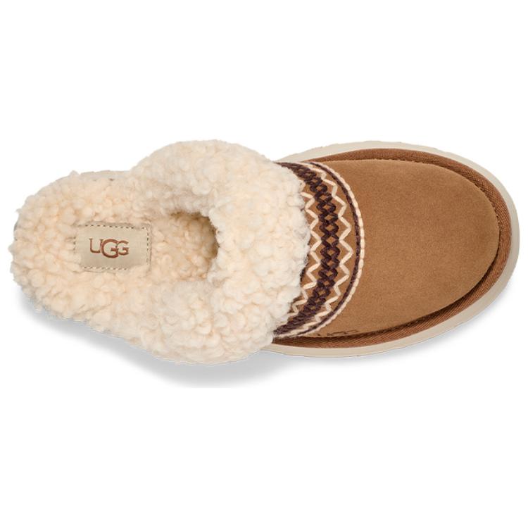 UGG Тапочки Atherson Disquette Каштановые Женские 1158282-CHE