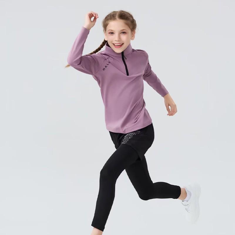 Long Sleeve Badminton Set Kids Youth Sportswear Tracksuit Gym Running Cycling Outfit Winter