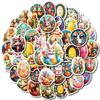 50 Stickers of Various Festival Themes Hand-painted Creative Resurrection Rabbit Goose Egg Stickers