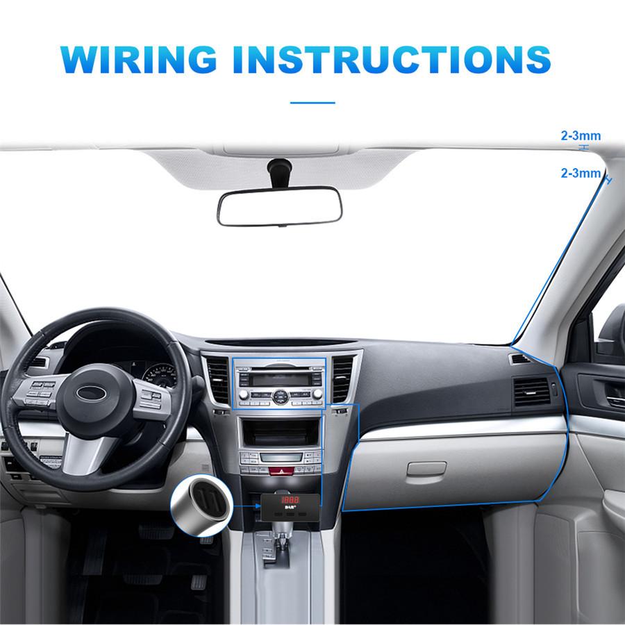 Новая 4-канальная автомагнитола высокой выходной мощности, устанавливаемая в приборную панель, с AUX, USB/SD, FM/WMA/MP3/WAV радиопроигрывателем + автомобильный DAB радиосигнал приемник антенна DAB декодирующий блок