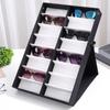 Storage Sunglasses Display Case Glasses Frame Tray 16 Slots Glasses Tray Eyeglass Organizer Box
