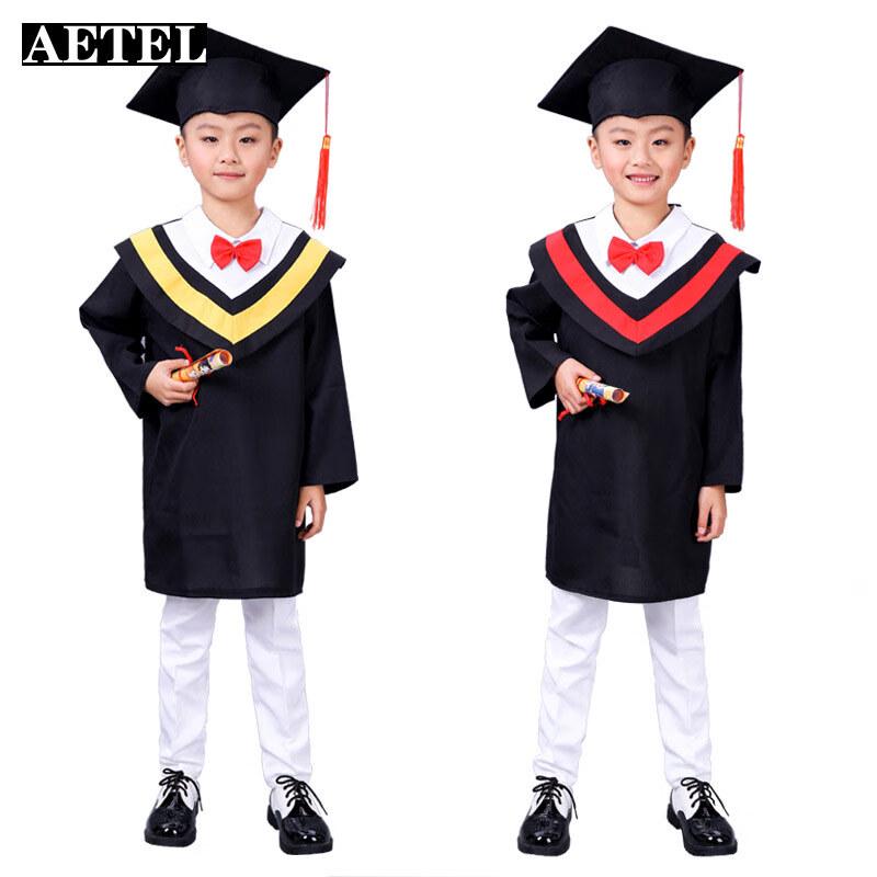 AETEL Kids Graduation Gown Set