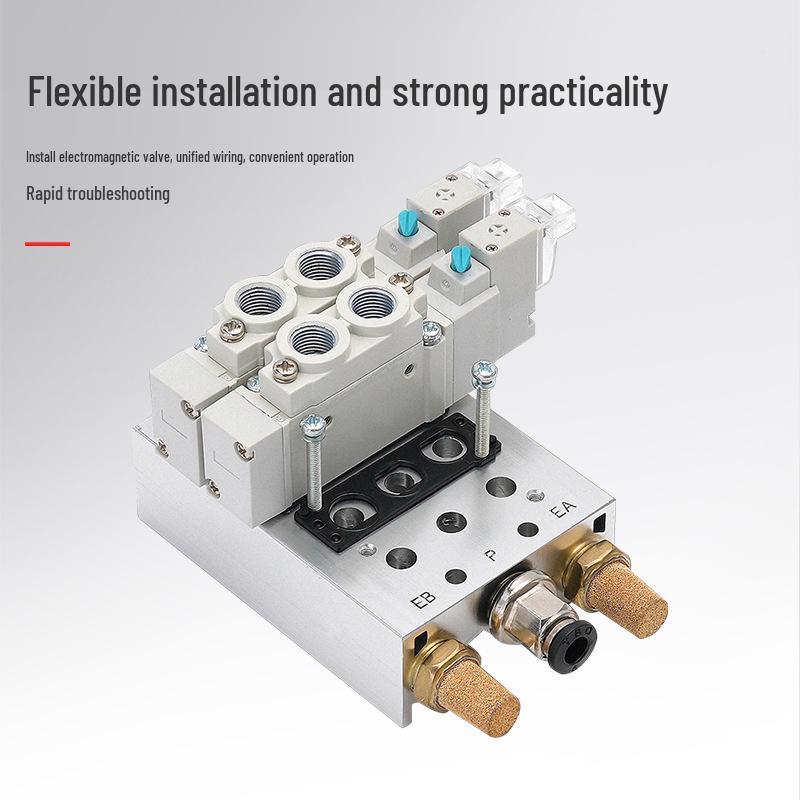 База клапанного блока SMC SY5120 - SS5Y5/SS5Y3/SS5Y7-20 Пластина клапанов