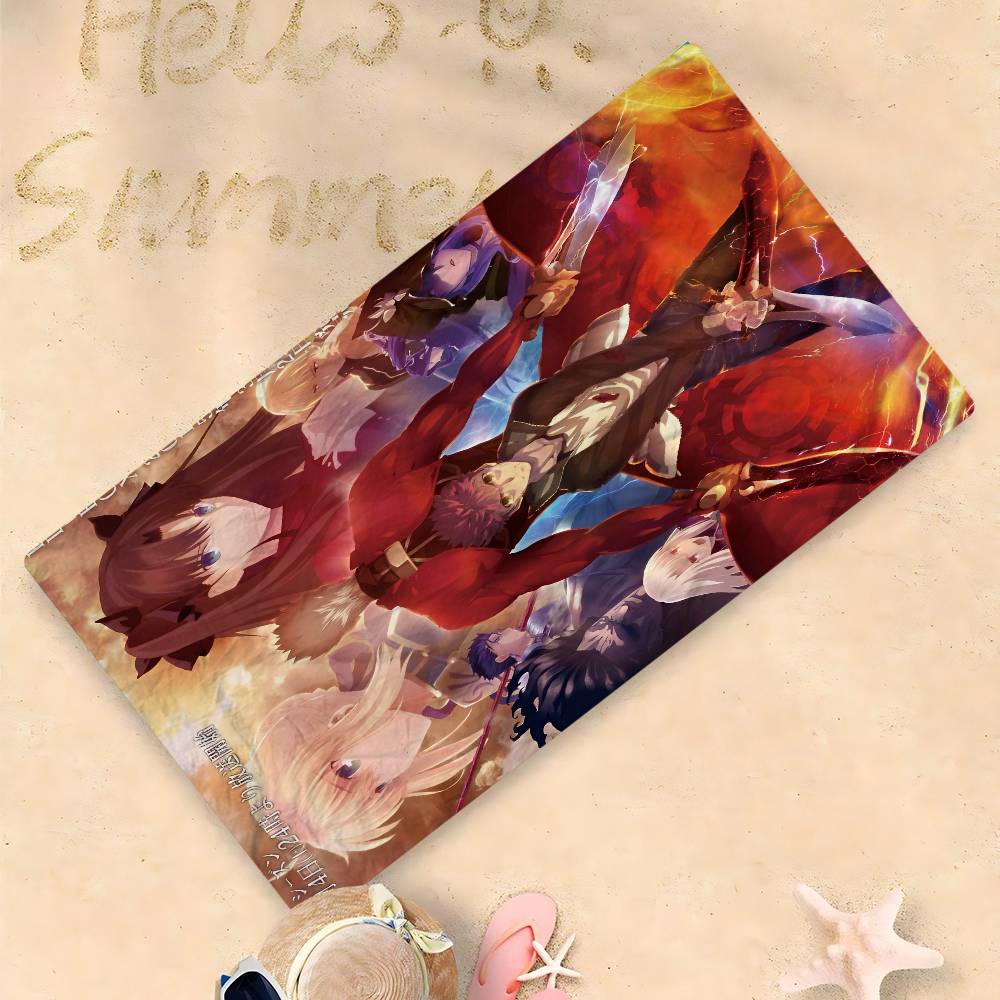 F-Fate S-Stay N-Night Большие пляжные полотенца из микрофибры Быстросохнущее полотенце Песчаные пляжные полотенца Полотенце для бассейна для путешествий Бассейн Йога