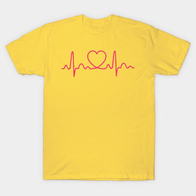 For Women Heartbeat Doctor Nurse Medical Tshirt T Shirt 90S Korean Style Tee 100% Cotton Picture Custom Round Collar