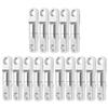 15PCS Stainless Steel Fishing Swivels 360° Swivel Connectors Bearing Swivels  Fishing Accessories