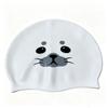 Animal Printed Swimming Caps Waterproof Seal Swim Hat Silicone Swim Caps  Pool Accessories