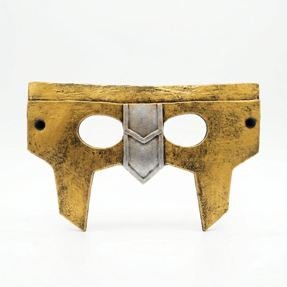 PU Foam Halloween Warrior Mask Medieval Soldier Medieval Warrior Armor Mask Fun Favor Gift