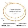 Uworld Simple Jewelry 18K Gold Plated Snake Chain Layer Collar ожерелье из нержавеющей стали Snake Rope Chain Collar ожерелье в подарок