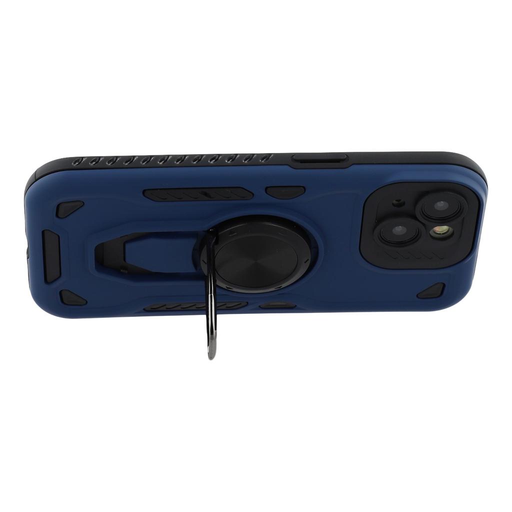 For iPhone 13 Mini Case with Kickstand Shockproof TPU+PC Phone Back Cover