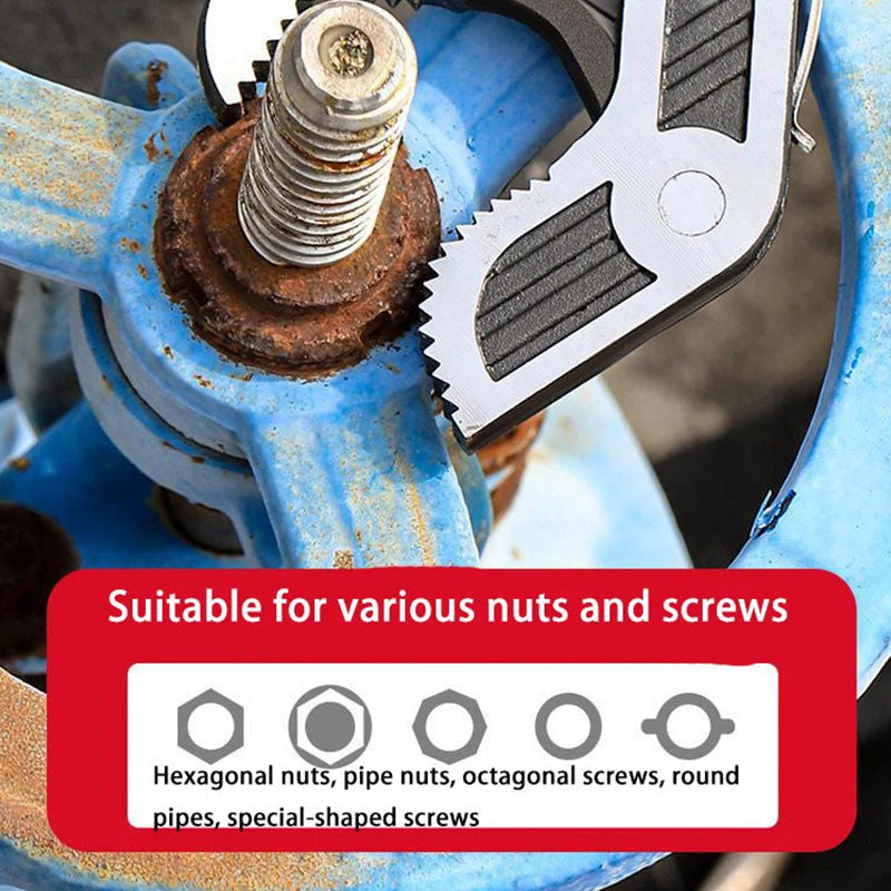 Многофункциональный самоблокирующийся трубный ключ, ручной инструмент, разводной ключ, автомобильный ключ, бытовые инструменты, промышленный класс