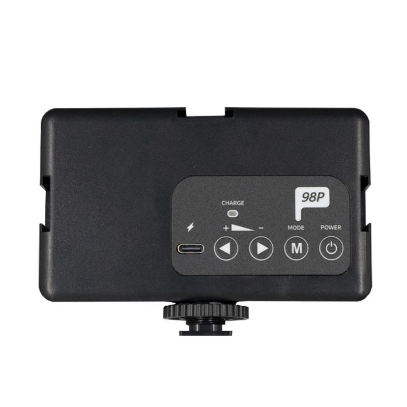 Перезаряжаемый светодиодный видеосвет 10 Вт мощности с регулируемой цветовой температурой для студийной и уличной фотосъемки