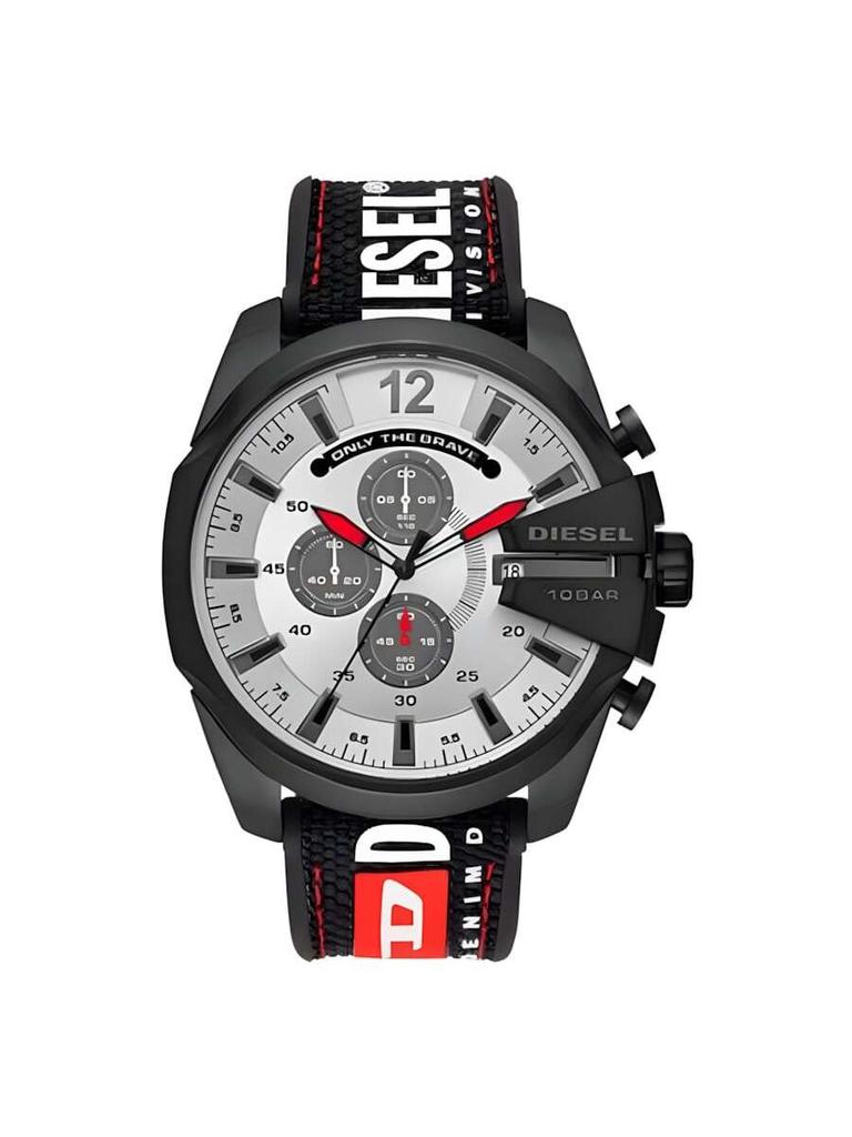 Meg Chief Sport Leisure Мужские кварцевые часы DZ4512 51мм Серебристый круглый циферблат