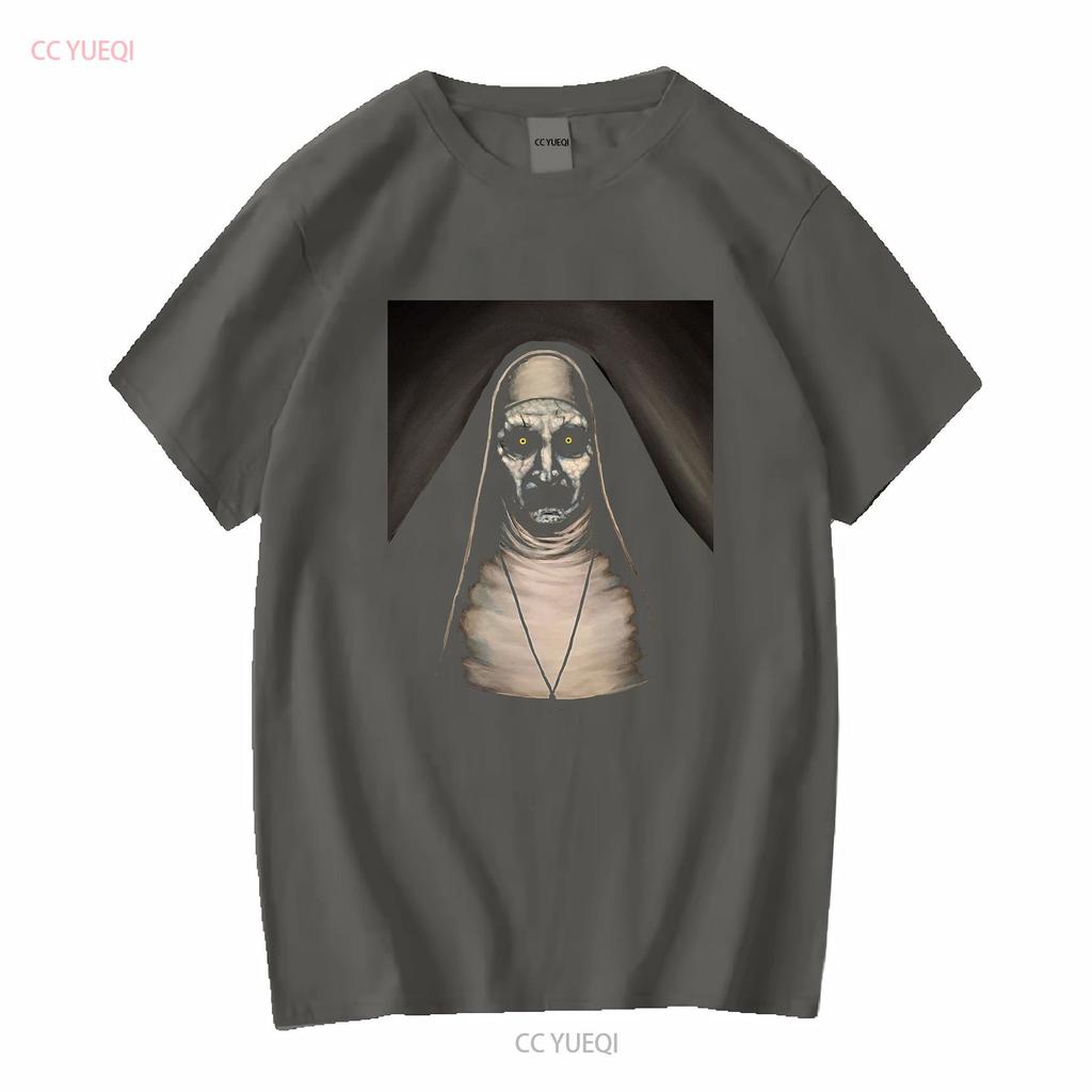 Scary Horror The Nun Valak Conjuring T Shirt Fan S Movie Insidious Long Or Short Sleeves Vintage Washed Unisex Soft Fashion