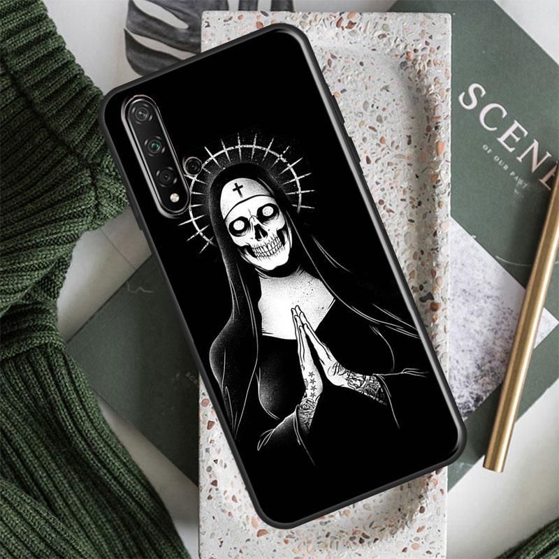 Sexy Girl Sister Style Nun Case For Huawei Honor 70 50 X8 X9a Magic5 90 Lite P20 P30 P40 P60 Pro P Smart Nova 5T Cover