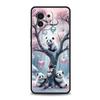 Чехол для телефона для Xiaomi Poco F7 F6 F5 F4 F3 X7 X6 X5 X4 X3 NFC M4 C51 C55 GT Pro 5G Мягкий ТПУ Fundas Маленькая Панда Capas Coque