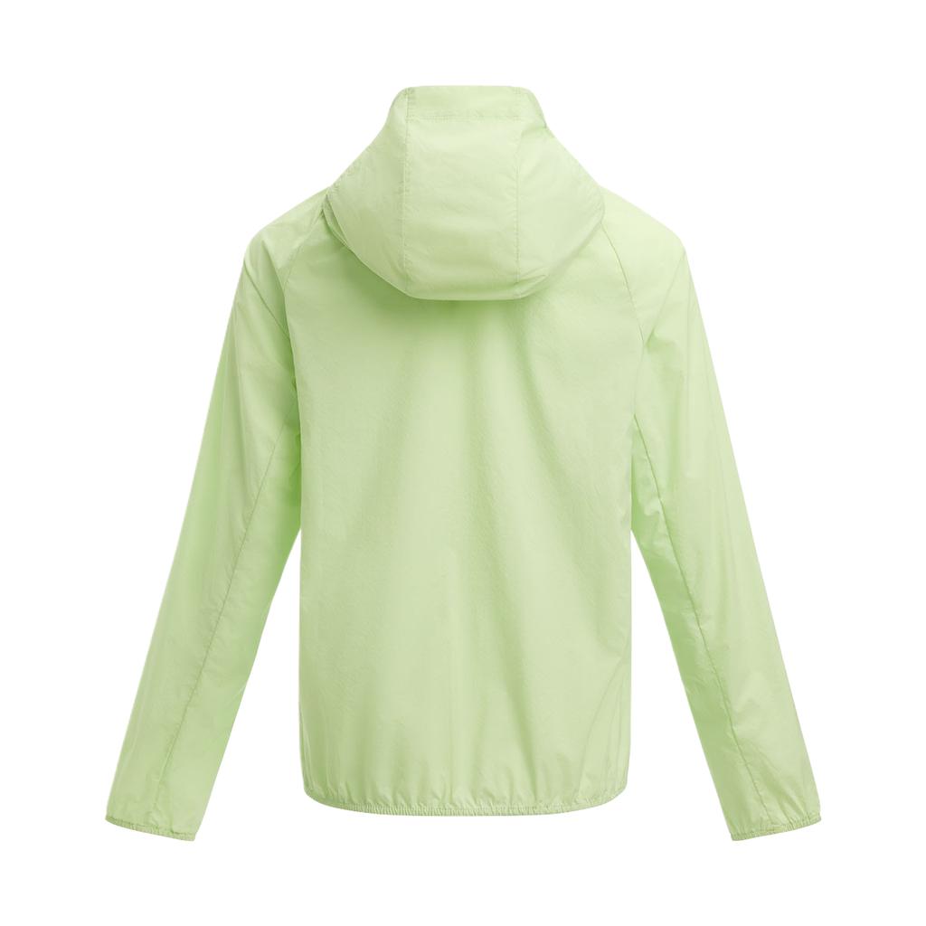 Under Armour Launch Solid Lightweight Hooded Zip Jacket Women Jackets Vintage-Light-Green 1381881-383