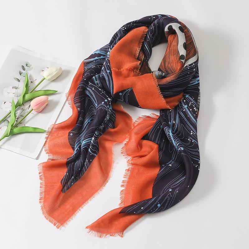 Fashion Oversized Fringe Square Viscose Shawl Scarf Lady High Quality Wrap Pashmina Sjaal Bufandas Muslim Hijab 135*135Cm