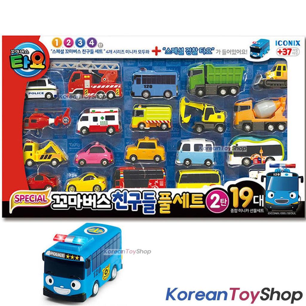 つっきー【新品未開封】Tayo ミニカーセット 19台 Tayo Специальный набор Little Bus Friends из 19 предметов Mini Car