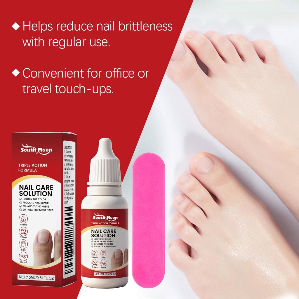 South Moon Nail Care Liquid Effective Soften Cuticle Improve Texture Strengthen Fingernail Healthy Nourish Nail Nursing Solution
