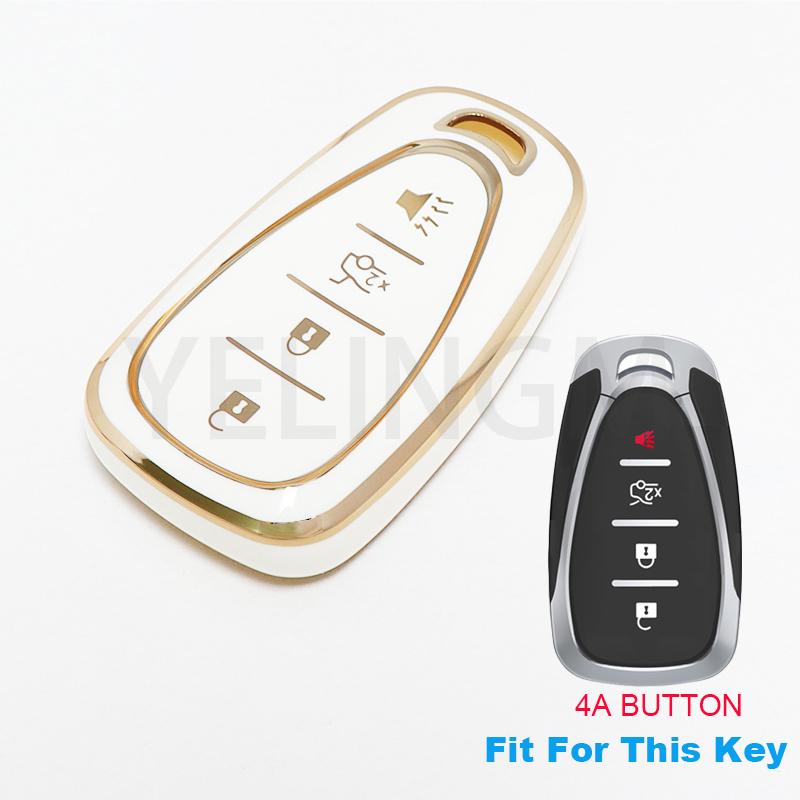 Чехол для ключа автомобиля для Chevrolet Chevy Cruze Traverse Spark Equinox Sonic Volt Bolt Malibu Camaro 2/3/4/5 кнопок Автомобильная оболочка Брелок
