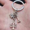 Balance, Judge And Book Keychain For Lawyer, Backpack Pendant Handmade Diy Bag Accessories