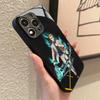 Чехол для телефона Кенто Нанами Jujutsu Kaisen для Iphone 17 16 15 14 12 11 13 Pro Max Mini X Air Puls Черный Стеклянный Чехол