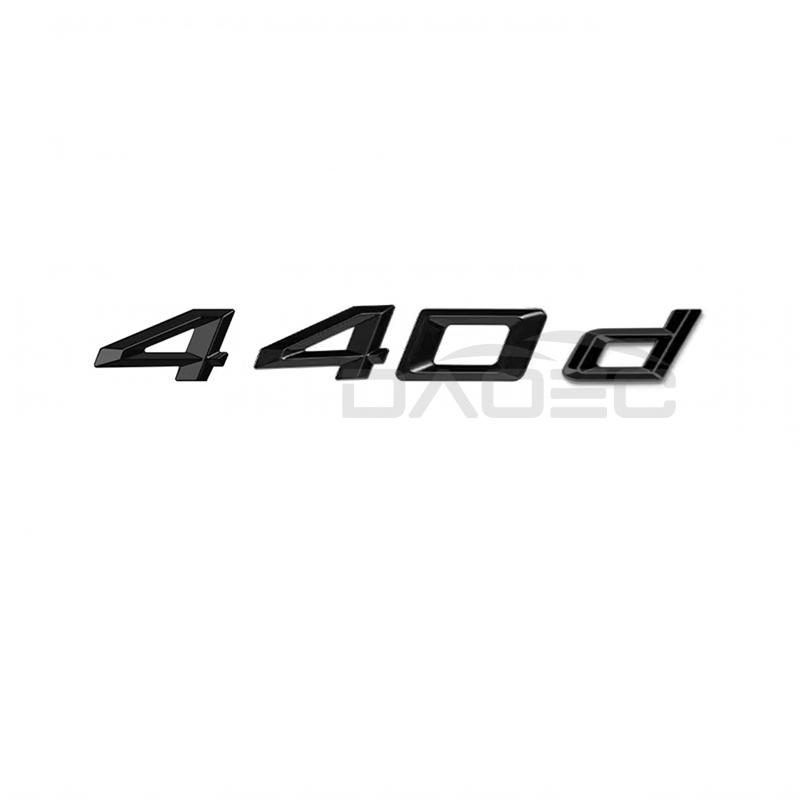 Car 3D ABS Trunk Letters Logo Badge Emblem Styling Decals Sticker For BMW 4 Series 420d 425d 428d 430d 435d 440d F30 F32 F33 F36