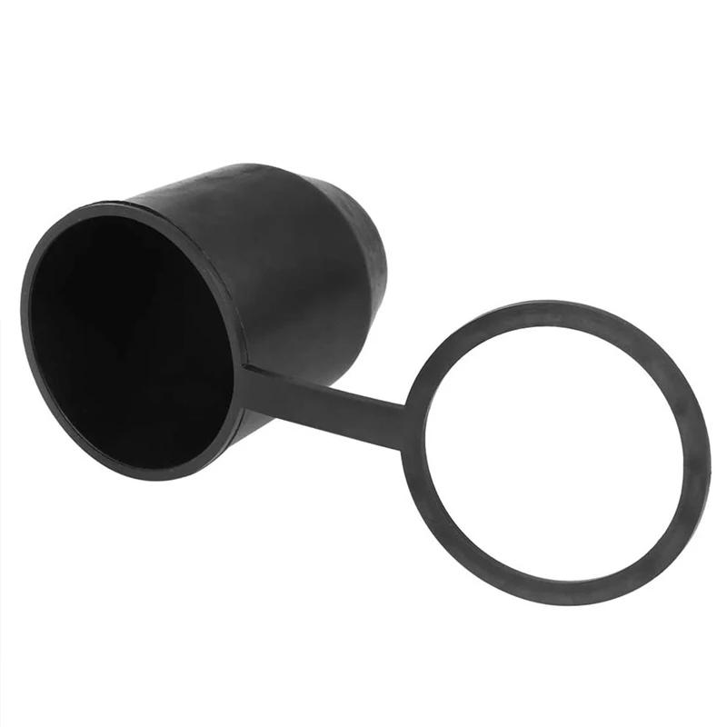 50Mm Tow Bar Cap Black Durable Caravan Trailer Protection Towing Hitch Tow Ball Cover Car Accessories Prevent Falling Universal