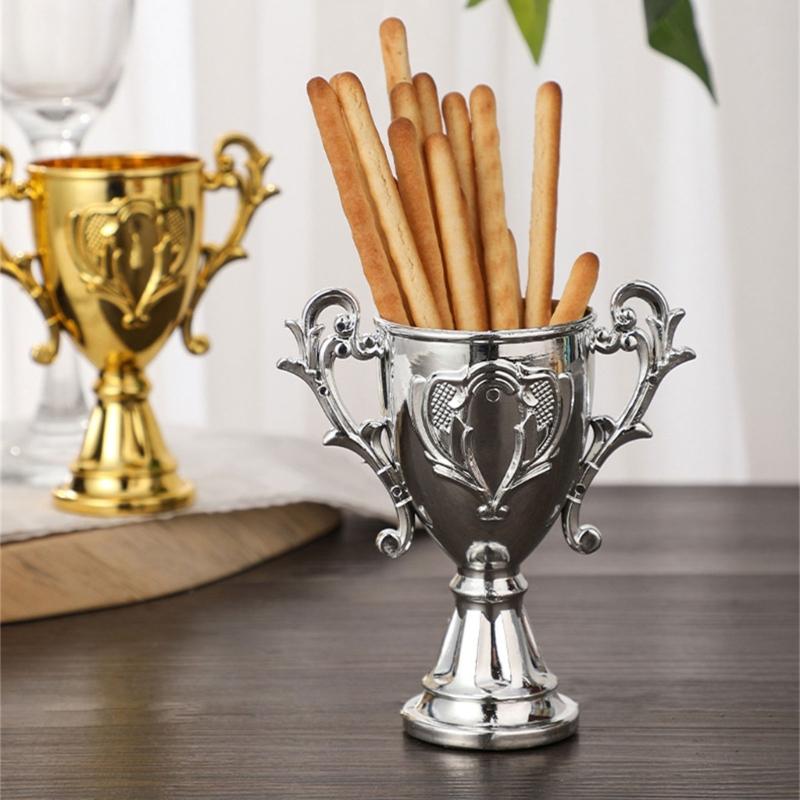 Trophies Cup Candy Box for Sports Wedding   Birthday Cup Candy Jar Cookie Container Trophies Centerpieces 12PCS