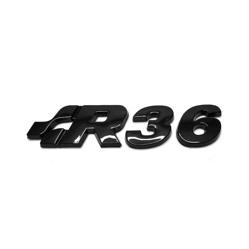 AAXS1 Factory Price High Quality R36 Grill Car Logos Rear Trunk Car Emblems For Golf Car
