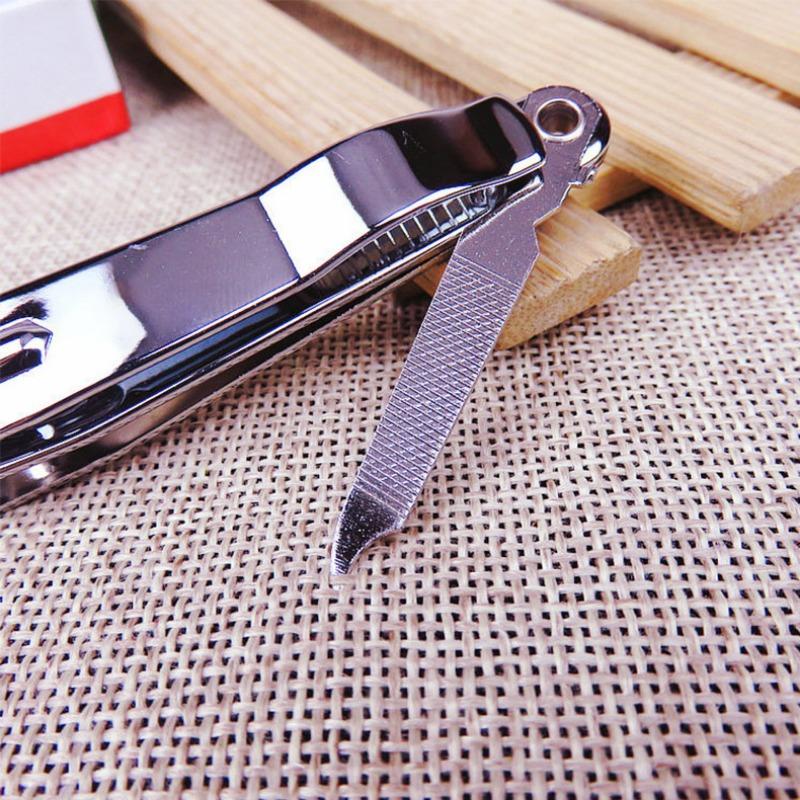 Заводские щипчики для ногтей из углеродистой стали, одинарные, портативные, большие, бытовые, вращающиеся, с пилкой, щипчики для ногтей, маникюрные инструменты