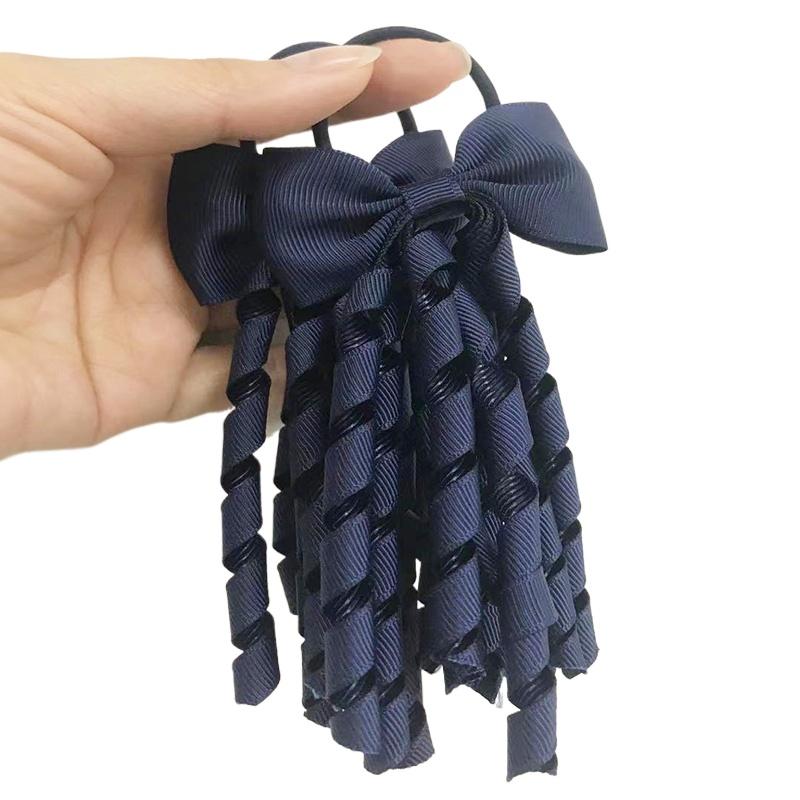 Кольцо для волос для девочек Резинка для волос Болельщица для девочек Повязка на голову с бантом Головной убор Веревка для волос Банты для волос Модные аксессуары для волос