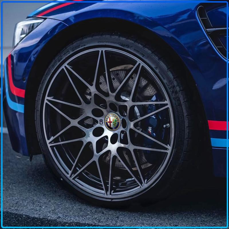 Для Alfa Romeo 147 159 156 Giulietta Giulia Mito Spider Alpha 4 шт. 60 мм Центральный колпачок ступицы колеса автомобиля Автоаксессуары