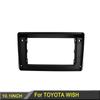 10,1-дюймовая автомобильная радиоприёмная панель, подходящая для TOYOTA WISH 2008+, стерео, GPS, DVD-плеер, установка комплекта объемной отделки, лицевой панели, рамки