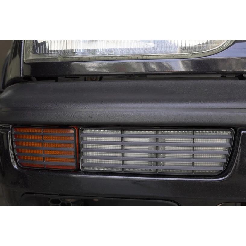 A Set of 4 Pieces Front Reflector Indicator Signal Light Grille Cover for VW Golf Vento Jetta MK3 GTI VR6