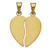 [D7292] - Gold Plated 'Ames Soeurs' Pendant - 17x17 Mm
