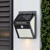 Security 140led Solar Light Outdoor Motion Sensor Lamp For Garden Courtyard Wall