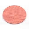 6pcs Multifunctional Kitchen Silicone Tableware Mat Round Non Slip Heat Resistant Coffee Cup Coasters Pot Holder Table Placemat Tools